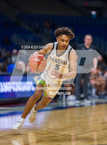 Thumbnail 3 in Randall vs Silsbee (UIL 4A Basketball Semifinal) photogallery.