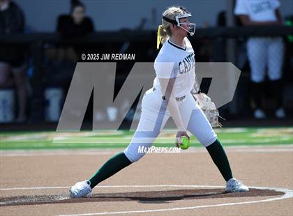 Thumbnail 3 in Canton vs Creekview (Royse City Softball Tournament) photogallery.