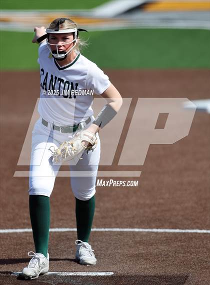 Thumbnail 3 in Canton vs Creekview (Royse City Softball Tournament) photogallery.