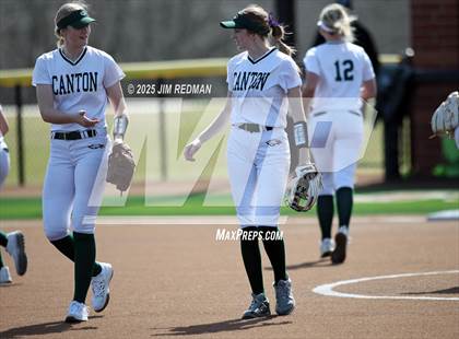 Thumbnail 2 in Canton vs Creekview (Royse City Softball Tournament) photogallery.
