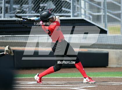 Thumbnail 3 in Canton vs Creekview (Royse City Softball Tournament) photogallery.