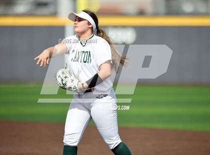 Thumbnail 2 in Canton vs Creekview (Royse City Softball Tournament) photogallery.