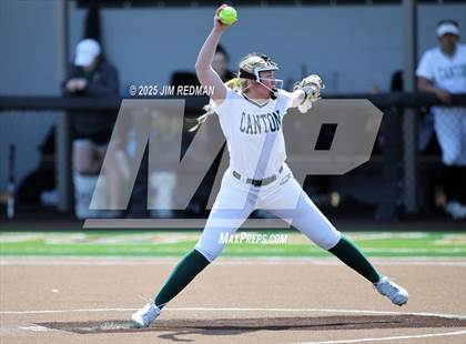 Thumbnail 3 in Canton vs Creekview (Royse City Softball Tournament) photogallery.