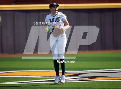 Thumbnail 3 in Canton vs Creekview (Royse City Softball Tournament) photogallery.