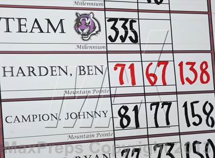Thumbnail 2 in AIA Division 1 Boys Golf Championships photogallery.