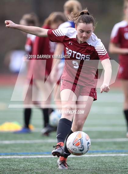 Thumbnail 1 in Sacred Heart Prep vs. Woodside Priory (CIF CCS D4 Final) photogallery.