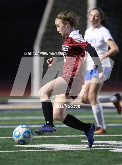 Thumbnail 3 in Sacred Heart Prep vs. Woodside Priory (CIF CCS D4 Final) photogallery.
