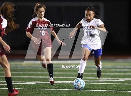 Thumbnail 1 in Sacred Heart Prep vs. Woodside Priory (CIF CCS D4 Final) photogallery.