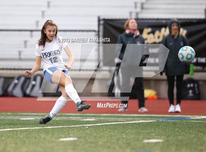 Thumbnail 3 in Sacred Heart Prep vs. Woodside Priory (CIF CCS D4 Final) photogallery.