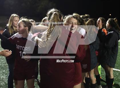 Thumbnail 2 in Sacred Heart Prep vs. Woodside Priory (CIF CCS D4 Final) photogallery.
