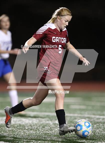 Thumbnail 3 in Sacred Heart Prep vs. Woodside Priory (CIF CCS D4 Final) photogallery.