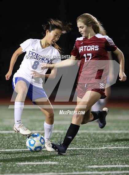 Thumbnail 1 in Sacred Heart Prep vs. Woodside Priory (CIF CCS D4 Final) photogallery.