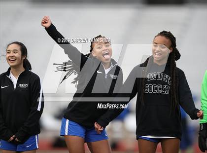 Thumbnail 3 in Sacred Heart Prep vs. Woodside Priory (CIF CCS D4 Final) photogallery.