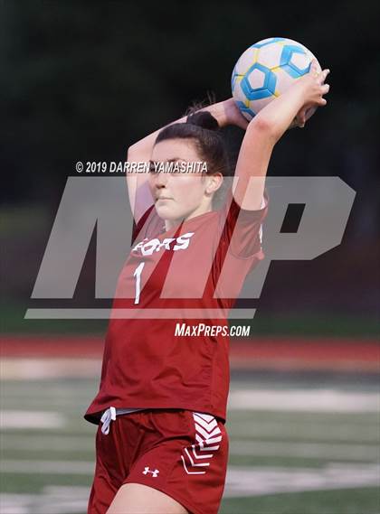 Thumbnail 3 in Sacred Heart Prep vs. Woodside Priory (CIF CCS D4 Final) photogallery.