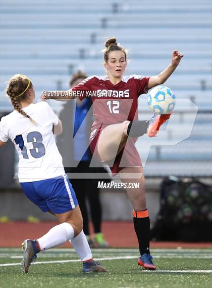 Thumbnail 2 in Sacred Heart Prep vs. Woodside Priory (CIF CCS D4 Final) photogallery.
