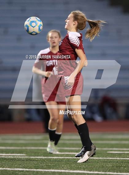 Thumbnail 2 in Sacred Heart Prep vs. Woodside Priory (CIF CCS D4 Final) photogallery.
