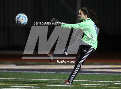 Thumbnail 3 in Sacred Heart Prep vs. Woodside Priory (CIF CCS D4 Final) photogallery.