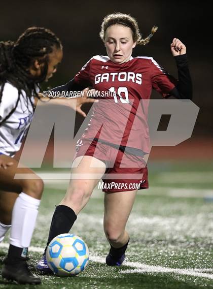 Thumbnail 1 in Sacred Heart Prep vs. Woodside Priory (CIF CCS D4 Final) photogallery.