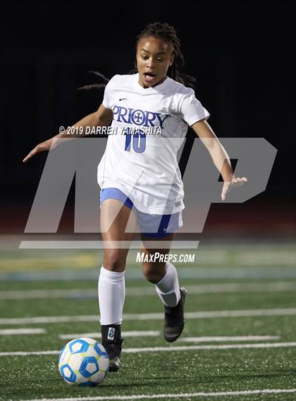 Thumbnail 3 in Sacred Heart Prep vs. Woodside Priory (CIF CCS D4 Final) photogallery.
