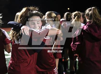 Thumbnail 3 in Sacred Heart Prep vs. Woodside Priory (CIF CCS D4 Final) photogallery.