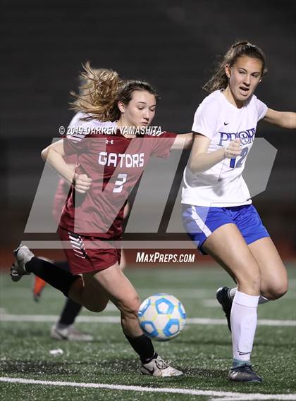 Thumbnail 2 in Sacred Heart Prep vs. Woodside Priory (CIF CCS D4 Final) photogallery.