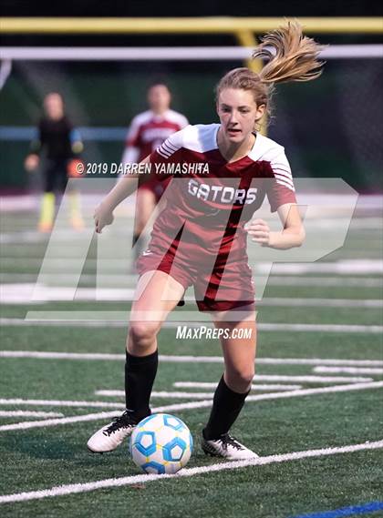 Thumbnail 3 in Sacred Heart Prep vs. Woodside Priory (CIF CCS D4 Final) photogallery.