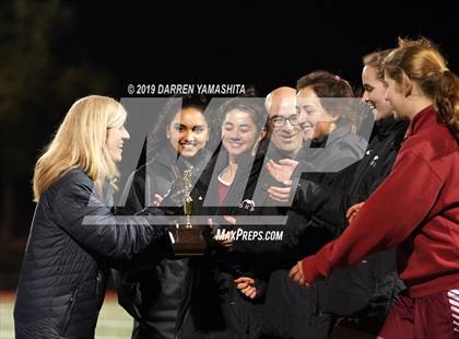 Thumbnail 3 in Sacred Heart Prep vs. Woodside Priory (CIF CCS D4 Final) photogallery.
