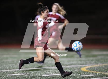 Thumbnail 3 in Sacred Heart Prep vs. Woodside Priory (CIF CCS D4 Final) photogallery.