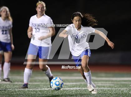 Thumbnail 3 in Sacred Heart Prep vs. Woodside Priory (CIF CCS D4 Final) photogallery.