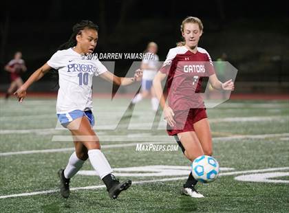 Thumbnail 2 in Sacred Heart Prep vs. Woodside Priory (CIF CCS D4 Final) photogallery.