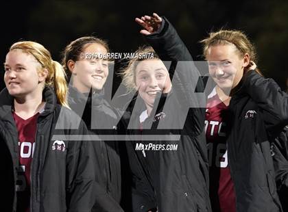 Thumbnail 3 in Sacred Heart Prep vs. Woodside Priory (CIF CCS D4 Final) photogallery.
