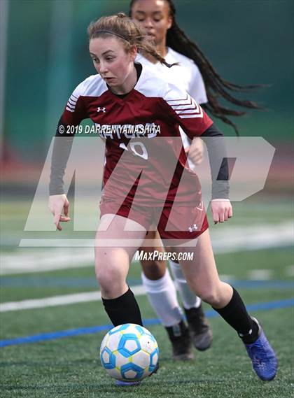 Thumbnail 2 in Sacred Heart Prep vs. Woodside Priory (CIF CCS D4 Final) photogallery.