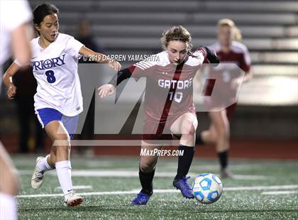 Thumbnail 3 in Sacred Heart Prep vs. Woodside Priory (CIF CCS D4 Final) photogallery.