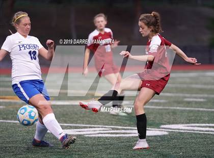 Thumbnail 1 in Sacred Heart Prep vs. Woodside Priory (CIF CCS D4 Final) photogallery.