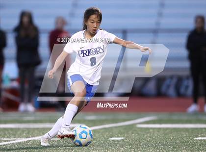 Thumbnail 3 in Sacred Heart Prep vs. Woodside Priory (CIF CCS D4 Final) photogallery.