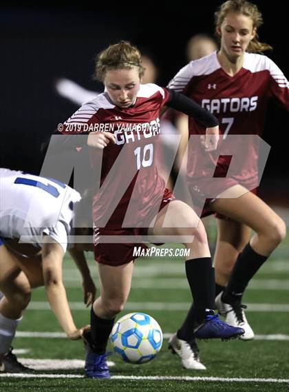 Thumbnail 1 in Sacred Heart Prep vs. Woodside Priory (CIF CCS D4 Final) photogallery.