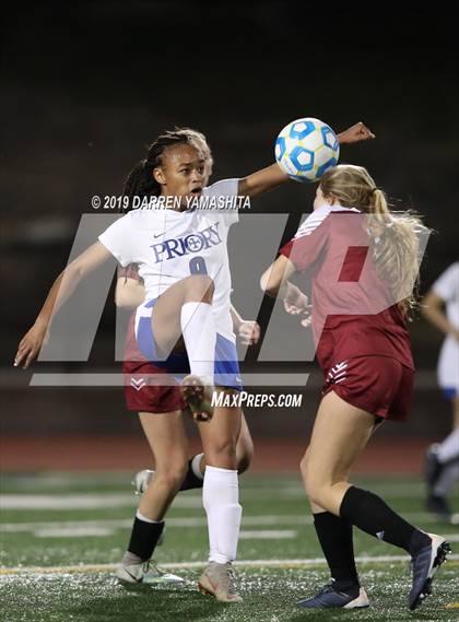 Thumbnail 2 in Sacred Heart Prep vs. Woodside Priory (CIF CCS D4 Final) photogallery.