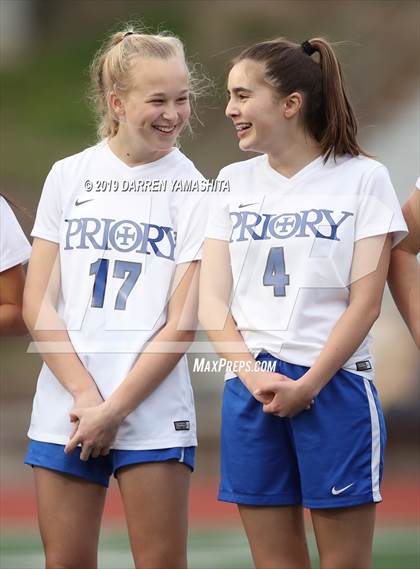 Thumbnail 3 in Sacred Heart Prep vs. Woodside Priory (CIF CCS D4 Final) photogallery.