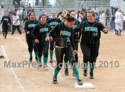 Thumbnail 2 in Pioneer Valley @ Burbank (CIF SS Playoffs) photogallery.