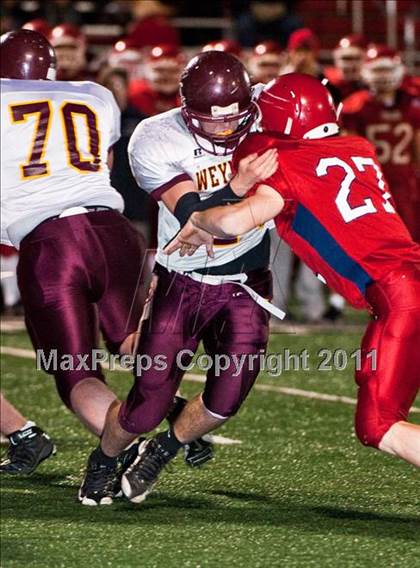 Thumbnail 2 in Bridgewater-Raynham vs. Weymouth (MIAA Division IA East Semifinal) photogallery.