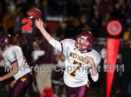 Thumbnail 3 in Bridgewater-Raynham vs. Weymouth (MIAA Division IA East Semifinal) photogallery.