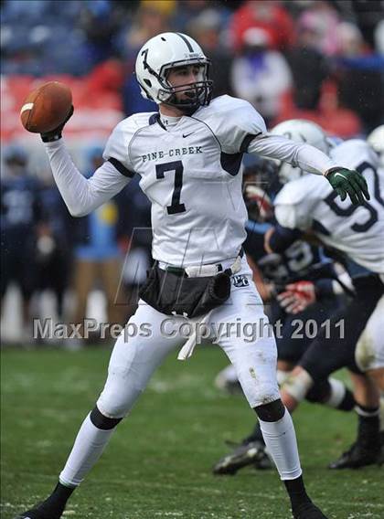 Thumbnail 1 in Pine Creek vs. Valor Christian (CHSAA State 4A Final) photogallery.