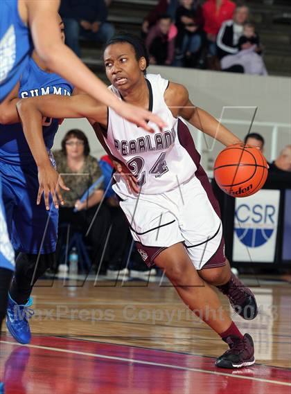 Thumbnail 2 in Mansfield Summit vs. Pearland (McDonald's Texas Invitational) photogallery.