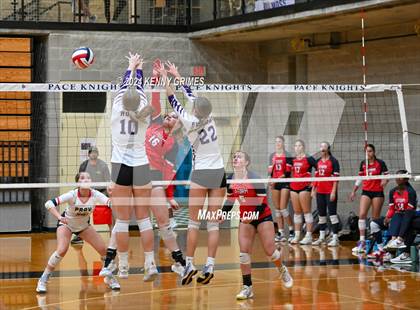 Thumbnail 2 in Providence Christian Academy vs. Cartersville photogallery.