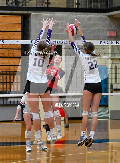 Thumbnail 1 in Providence Christian Academy vs. Cartersville photogallery.