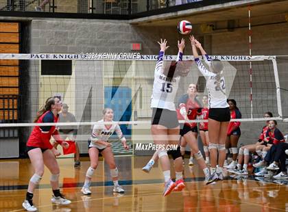 Thumbnail 1 in Providence Christian Academy vs. Cartersville photogallery.