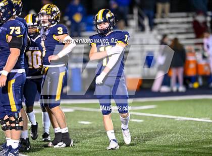 Thumbnail 1 in Indianapolis Bishop Chatard @ Delta (IHSAA 3A Regional Final)  photogallery.