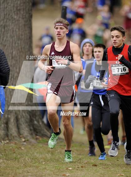 Thumbnail 2 in IHSA 1A Boys Cross Country Sectional (Benton) photogallery.