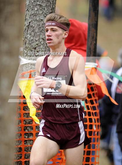 Thumbnail 1 in IHSA 1A Boys Cross Country Sectional (Benton) photogallery.