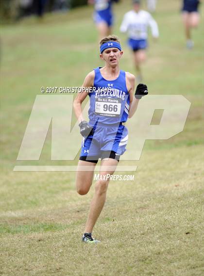 Thumbnail 3 in IHSA 1A Boys Cross Country Sectional (Benton) photogallery.